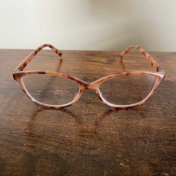 Honey Dem Brown Tortoise Shell Round Eyeglasses Frames Only 50-16-140 mm - Picture 1 of 6
